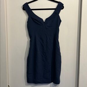 Navy mini dress